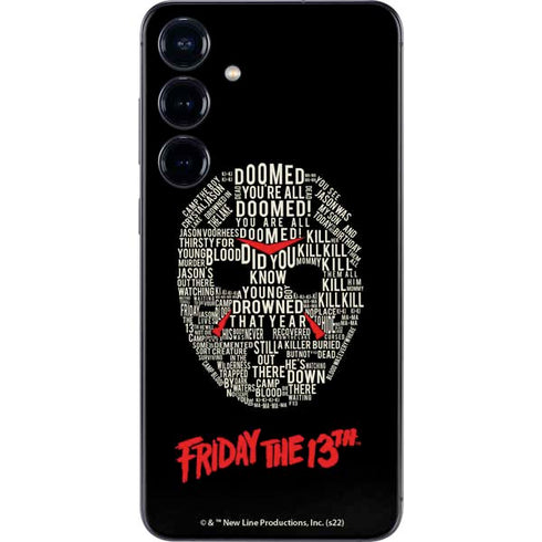 Warner Bros Friday the 13th Doomed Galaxy S25 Skin